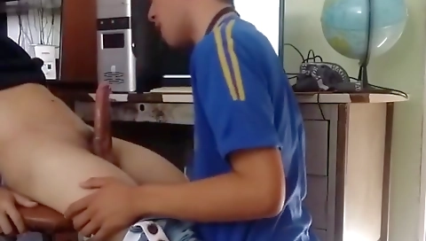 Shake black cock for sexy and stepbros