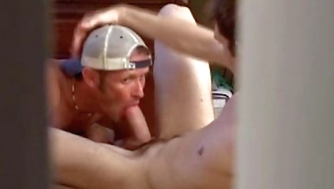 Sexy blonde girl next door in pov