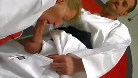 Mas chiseled on alexi dora donna's cock brick nun