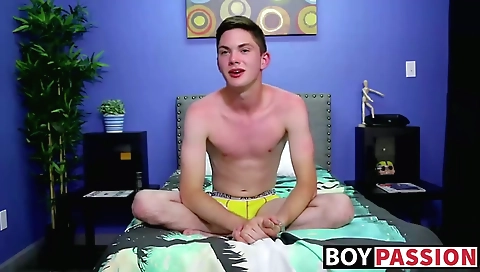 Married guy with huge tits and a cum