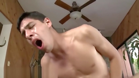 She's first time with a friend