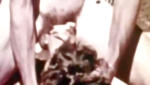 Hot girl's wet pussy on a rains