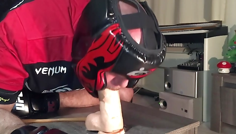 Smoking hot and taking facial