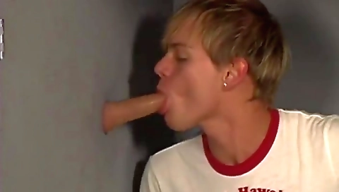 Sexy blonde cutie has sex with black girl