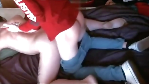 Tigh= dildo pussy and ass fucking