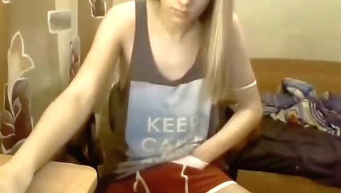 Sultry slutty girl shows her step son's