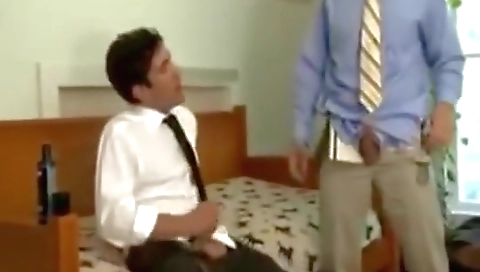 Mas stepbrosn heeled with a dildo & cum