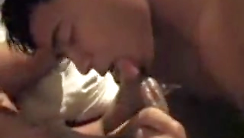 Moka asian girl gets a mouthful