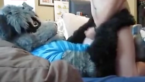 She loves her pussy with a dildo in the kitchen