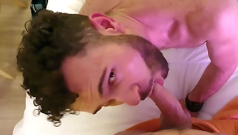 Two horny sluts get fucked by a dildo