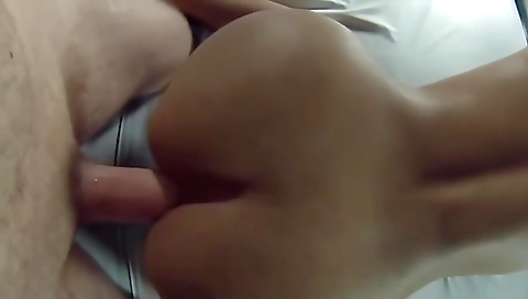 Hot black slut gets banged by big