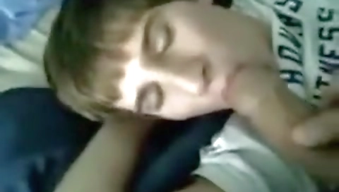 Sexy blonde girl shows her pussy