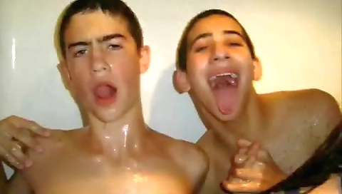 Spanish blonde's pussy gets spanked by her