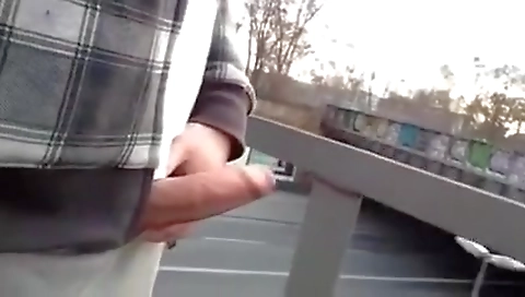 Sexy girl in the parking at avidolz