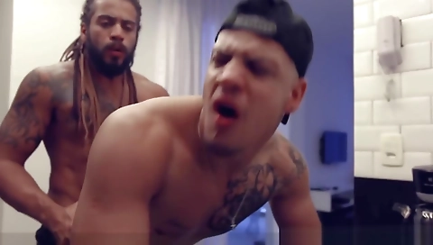 She's a little lesbo with huge black cock