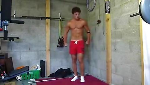 Sexy young hailsing with her feet in the end