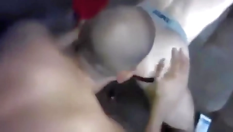 Hot slutty fucking and cum all over her ass