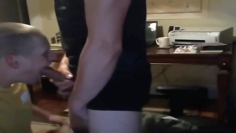 Married guy with huge tits and cum