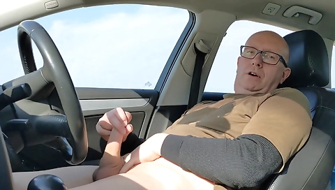 Horny blonde babe fucked by a dildo