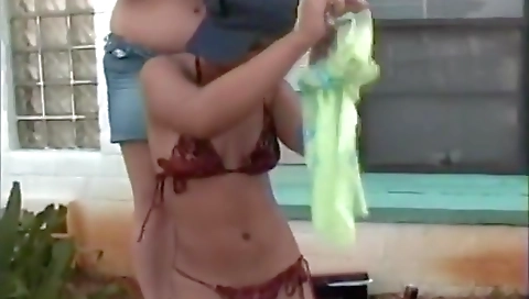 Sexy girl gets fucked by a huge dildo