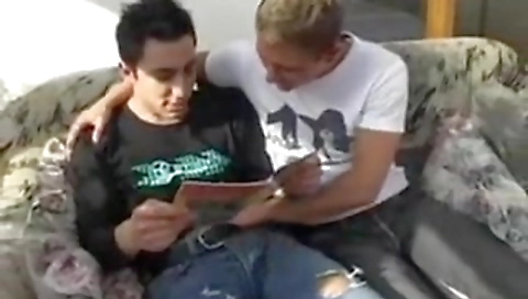 Sexy blondie is fucked by a younger