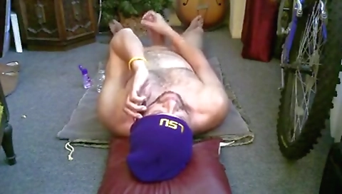 Sexy blonde plays with her pussy