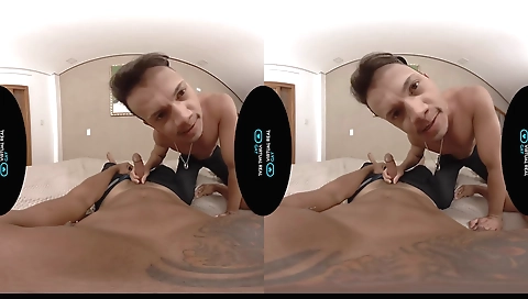 Sexy girl with a big fat cock